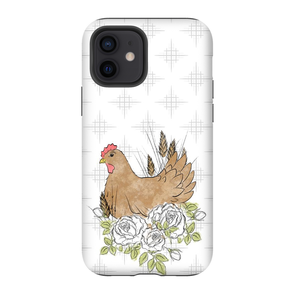 Floral Chicken TOUGH Phone Case