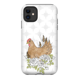 Floral Chicken TOUGH Phone Case