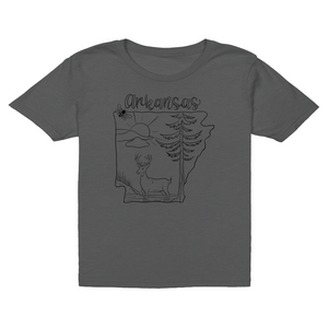 Arkansas Deer Coloring T-Shirt (Youth)