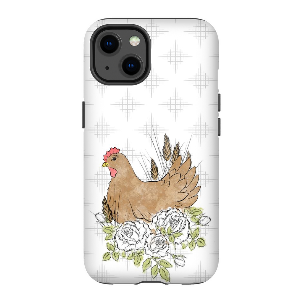 Floral Chicken TOUGH Phone Case