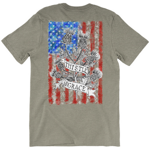 US Flag Thistle & Grace T-Shirt (Adult BACK)