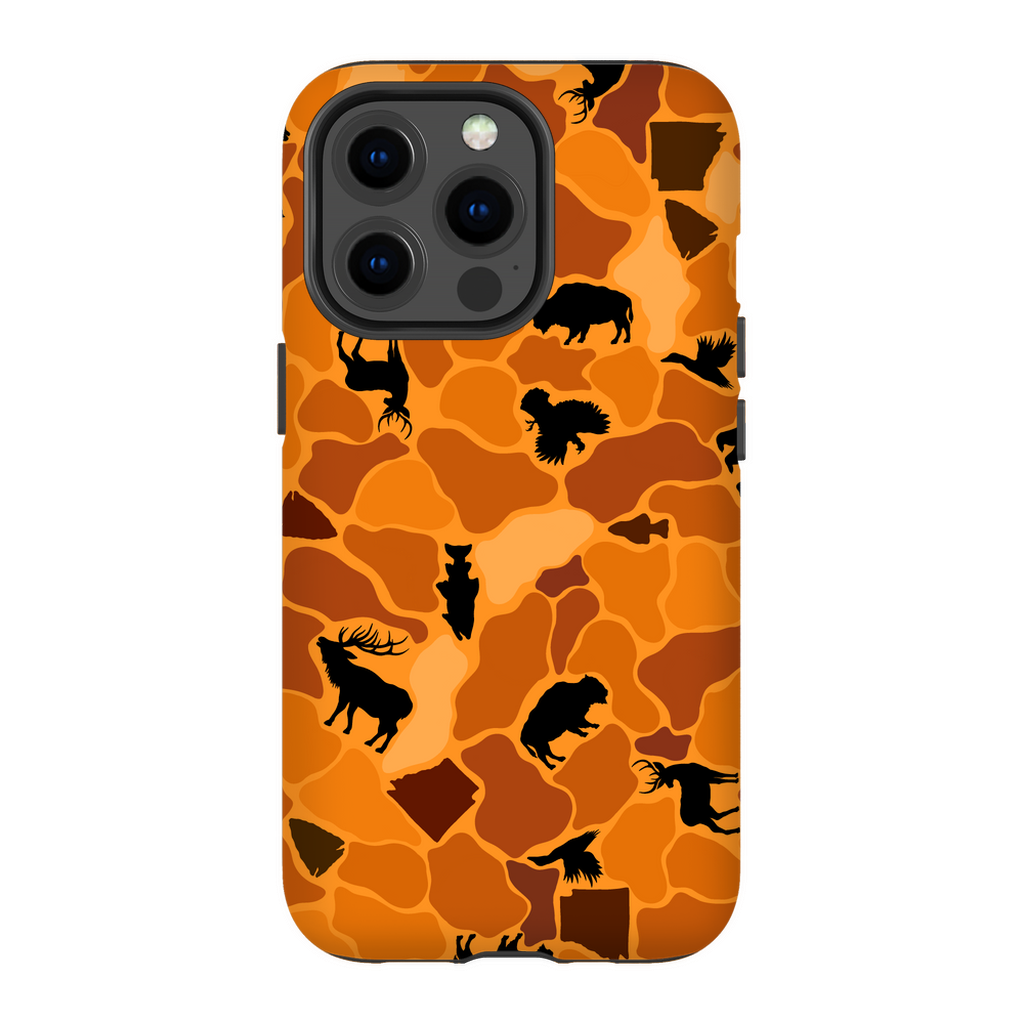 AR Wildlife Camo Orange TOUGH Phone Case