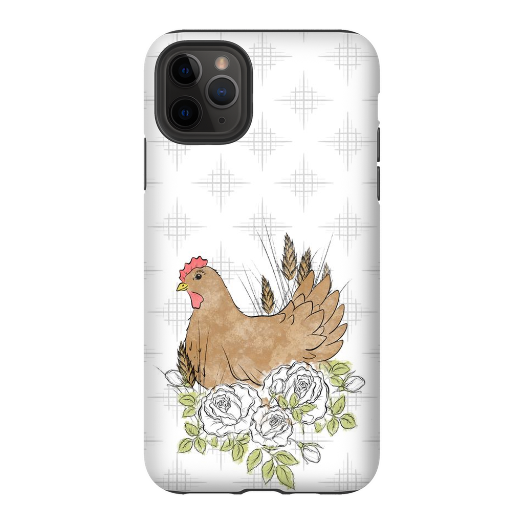 Floral Chicken TOUGH Phone Case