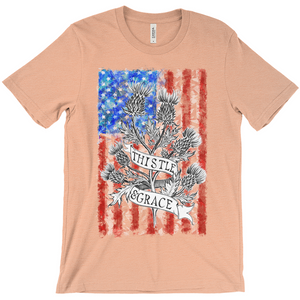 Distressed Flag Logo T-Shirt (Adult FRONT)