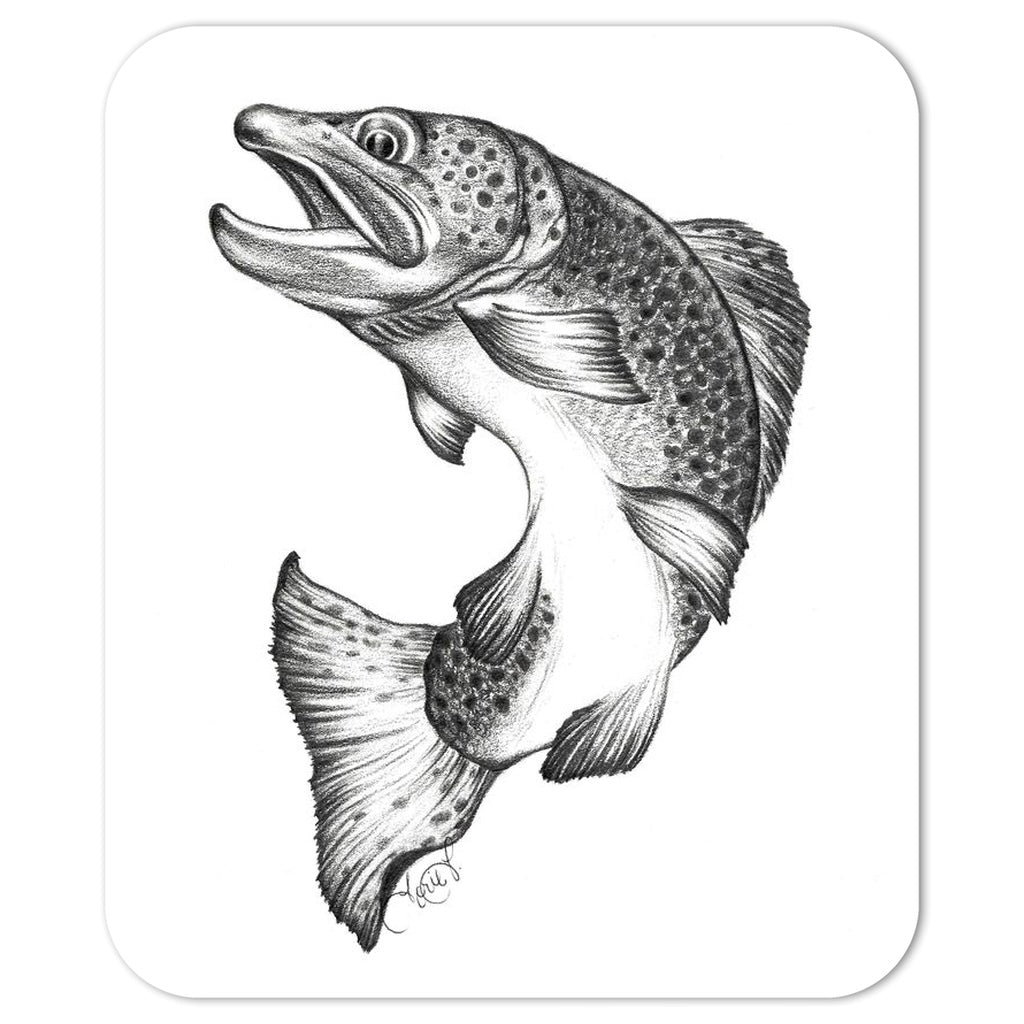 ‘Jumping Trout’ Mousepad