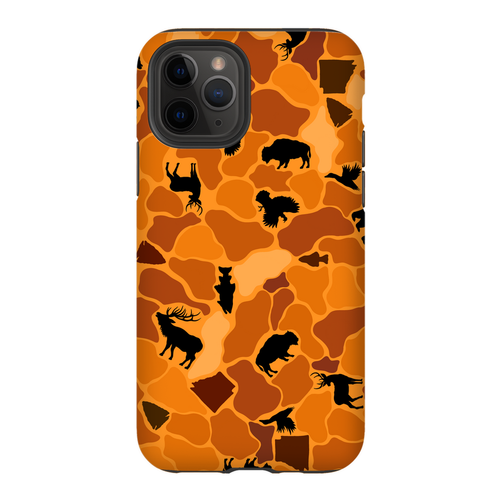 AR Wildlife Camo Orange TOUGH Phone Case