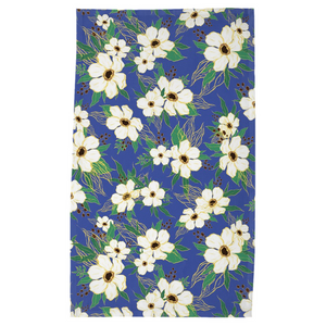 Blue Anemone Tea Towel