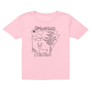 Arkansas Deer Coloring T-Shirt (Youth)