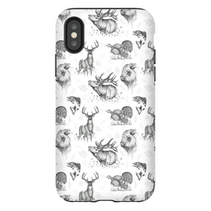 Wildlife Art Collage TOUGH Phone Case