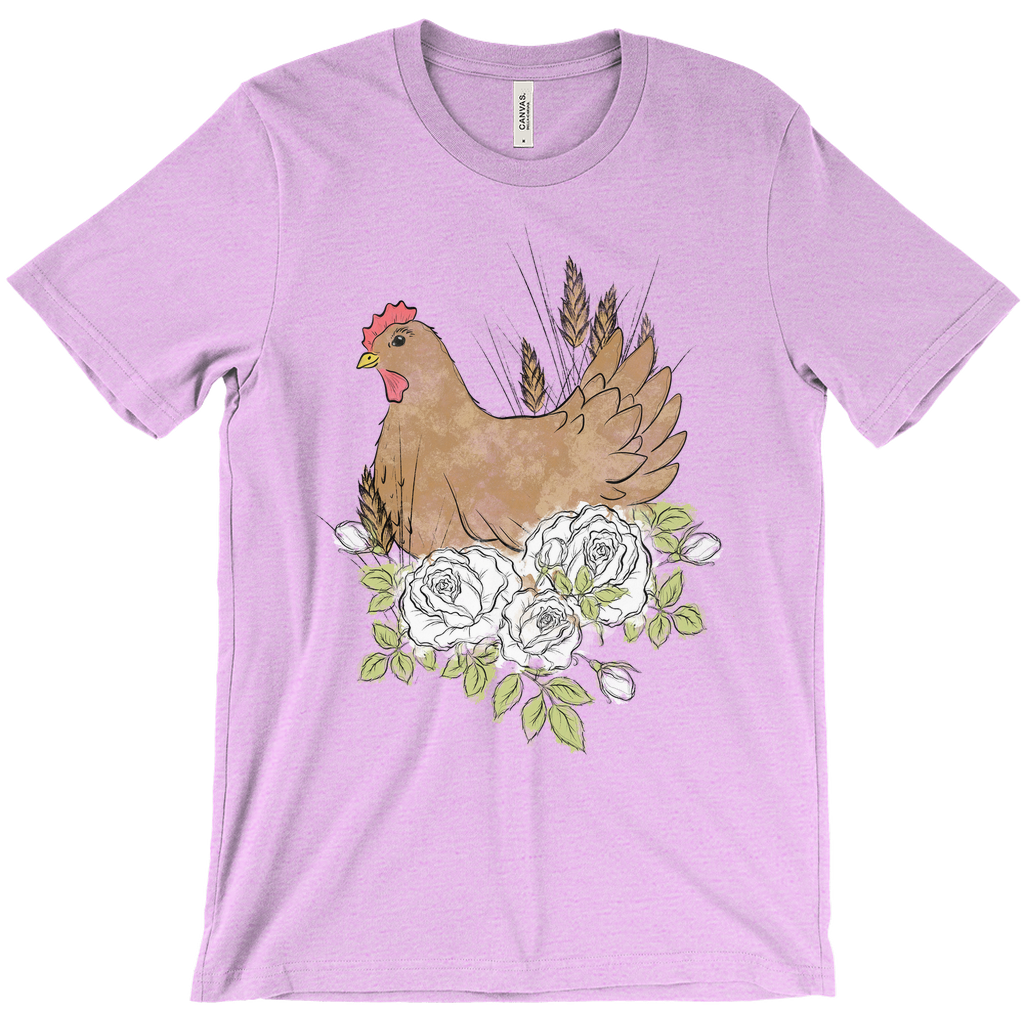 Floral Hen T-Shirt (Adult)