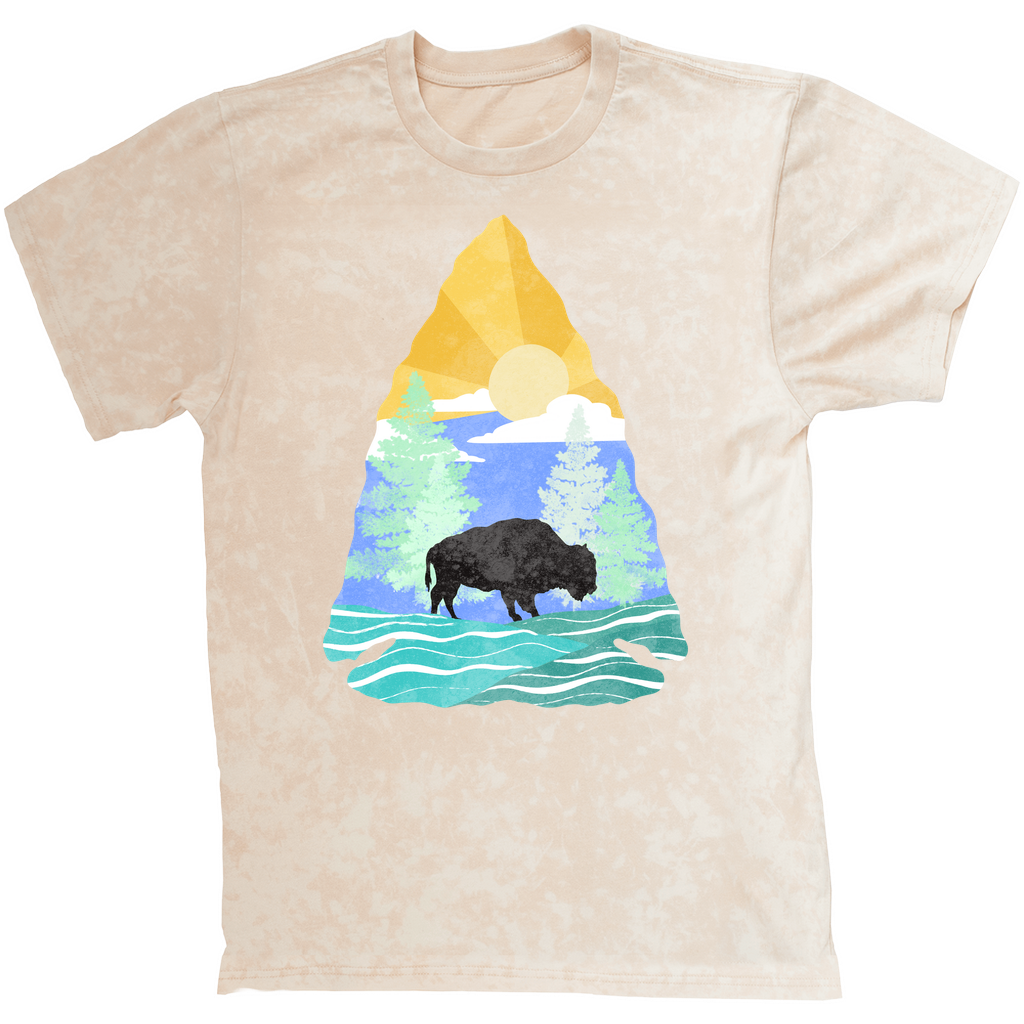 Buffalo Sunset Arrowhead T-Shirt (Adult)