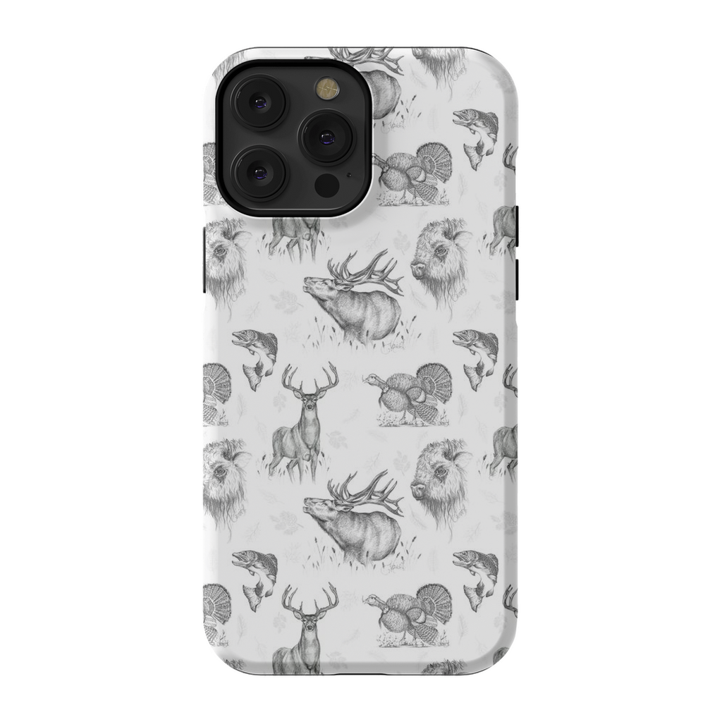 Wildlife Art Collage TOUGH Phone Case