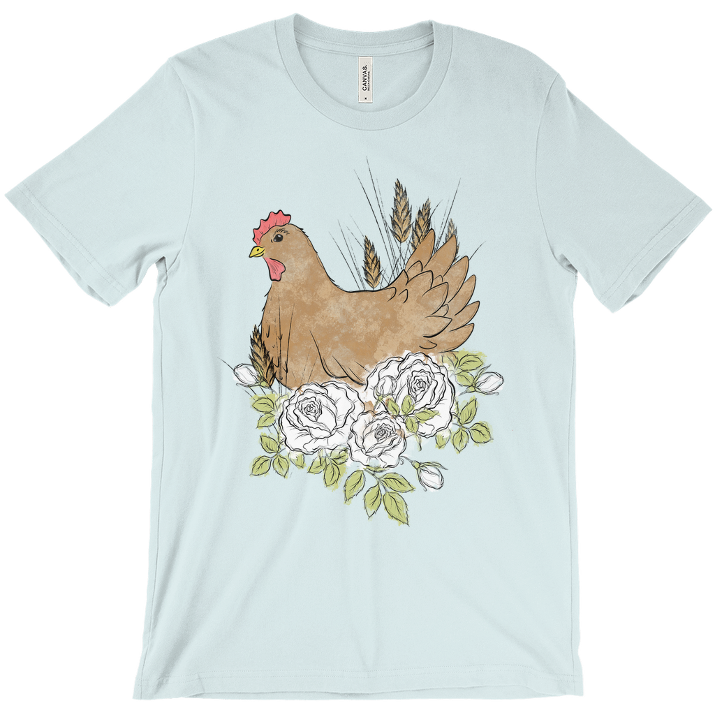 Floral Hen T-Shirt (Adult)