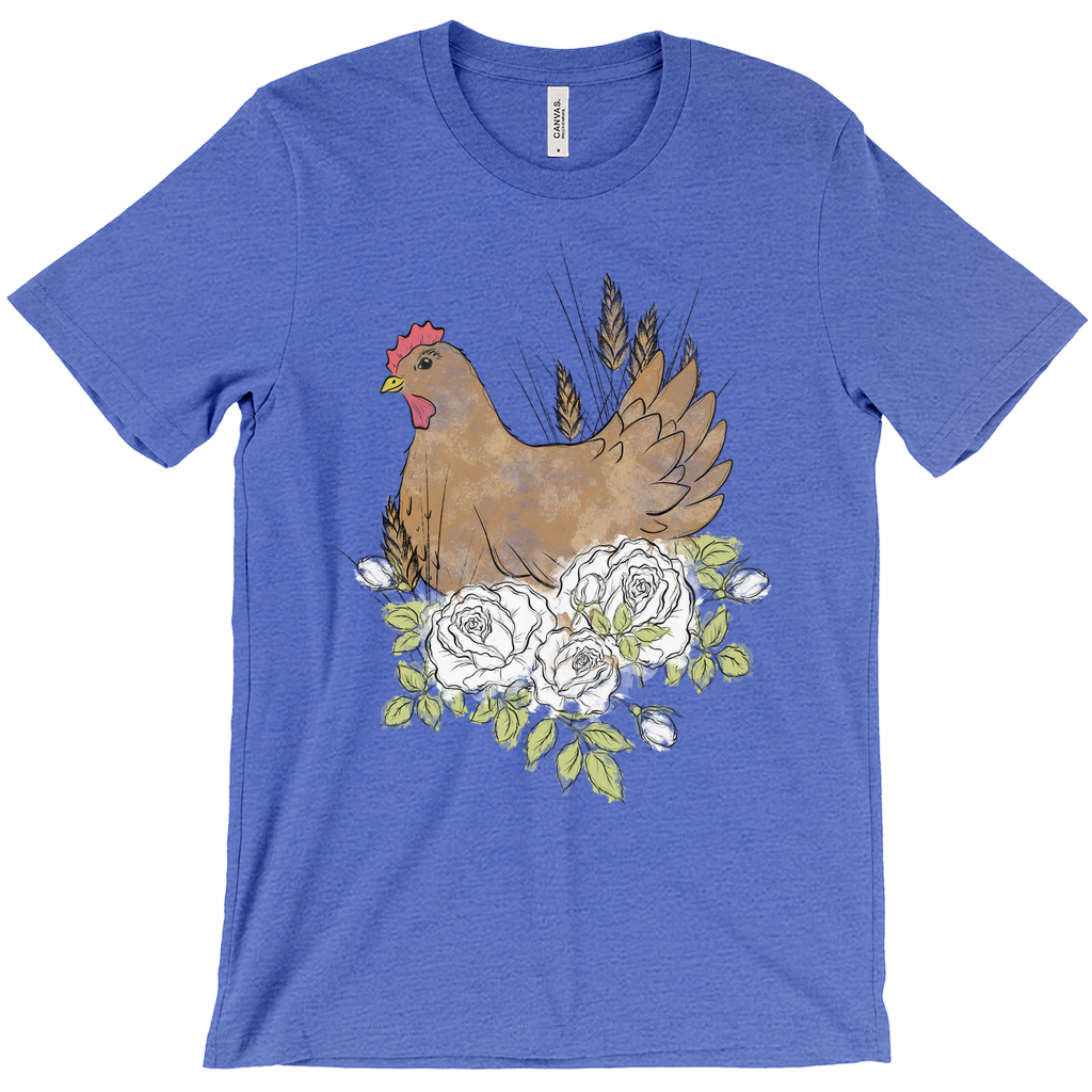 Floral Hen T-Shirt (Adult)