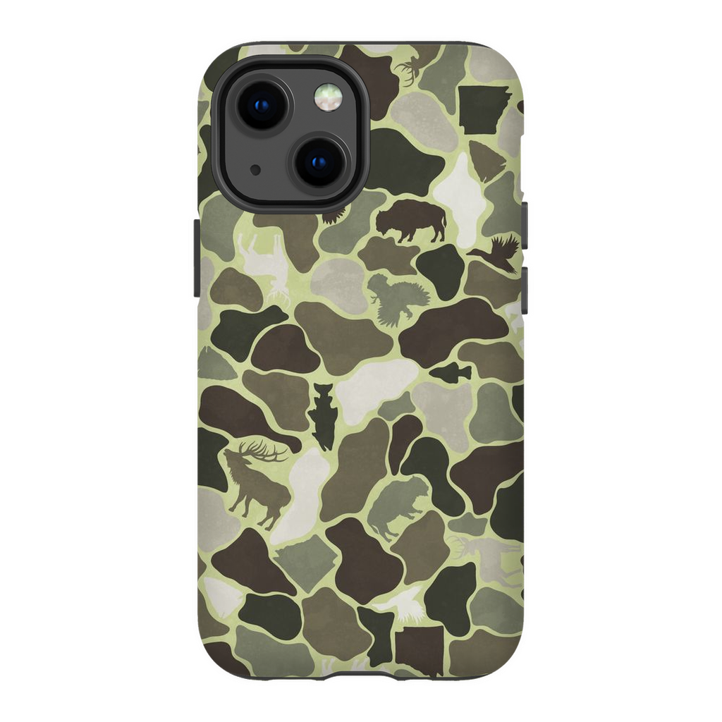 AR Wildlife Camo Green TOUGH Phone Case