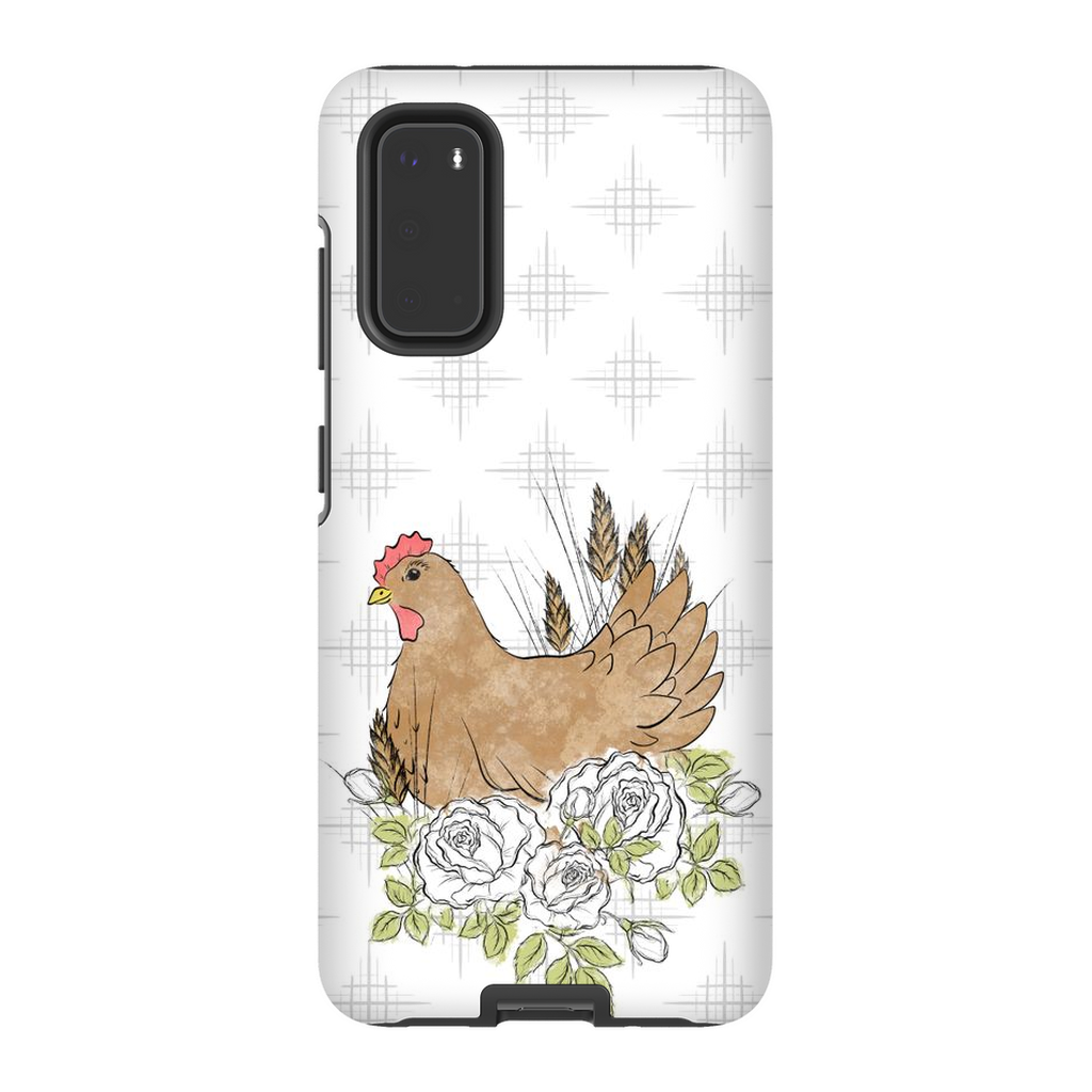 Floral Chicken TOUGH Phone Case