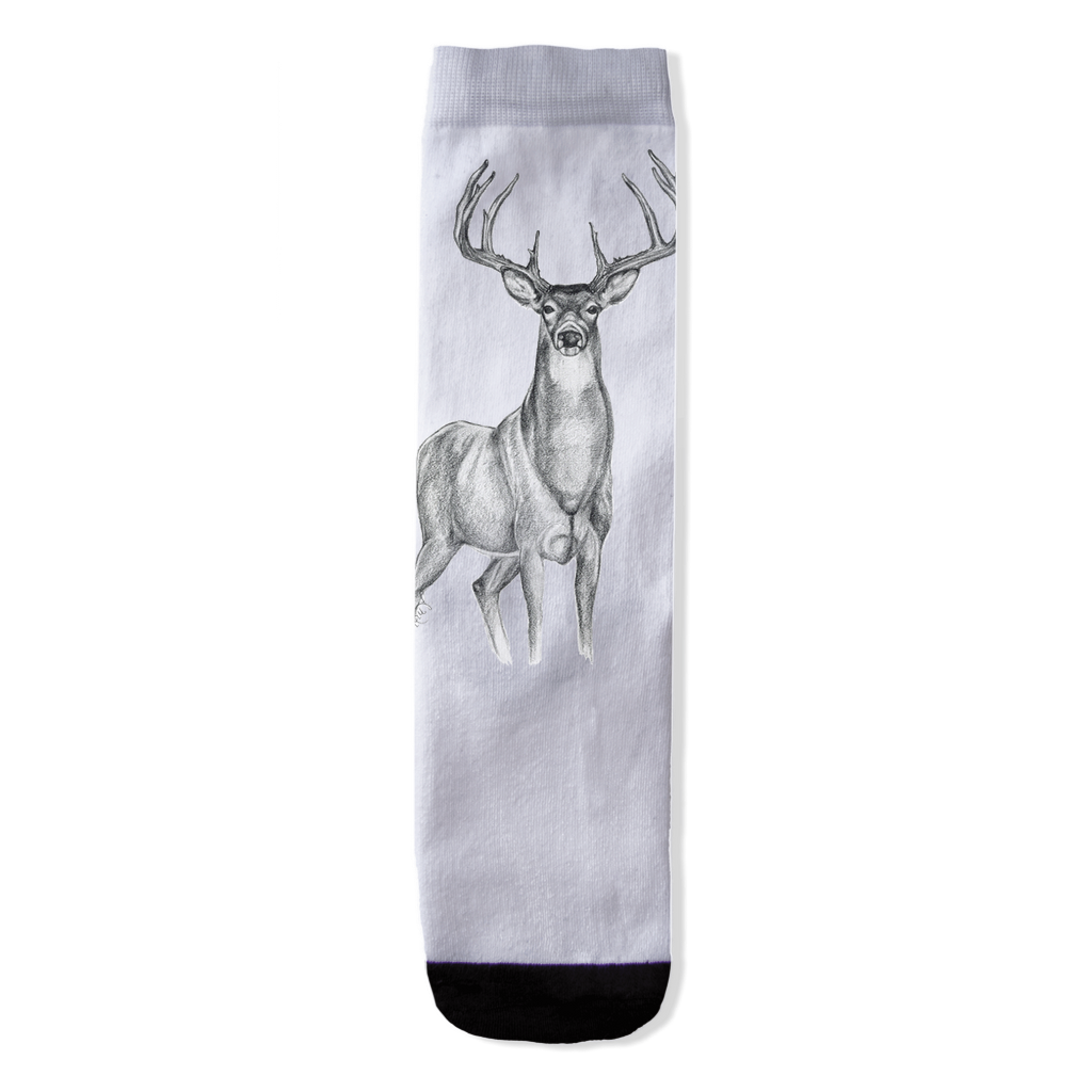 Whitetail Deer All-Over Print Socks