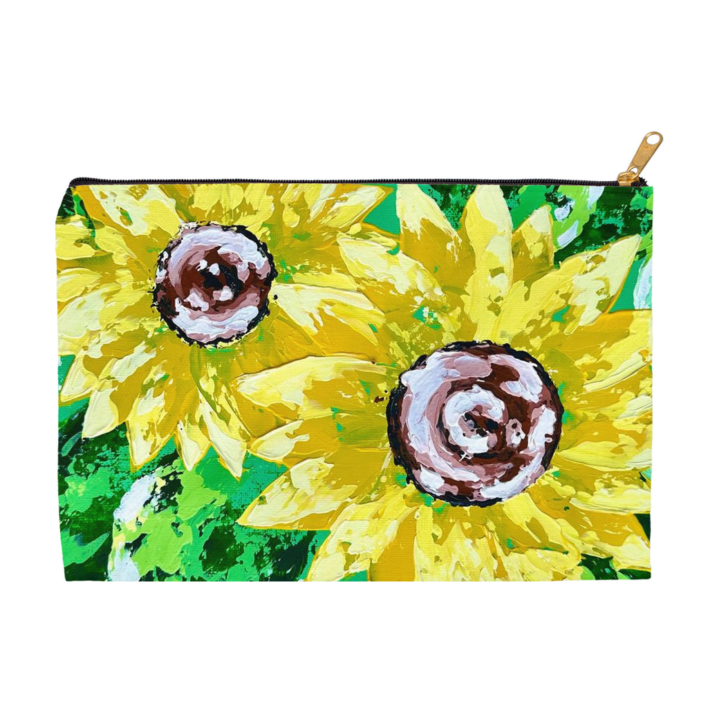 ‘Summer Sunflowers’ Accessory Pouch