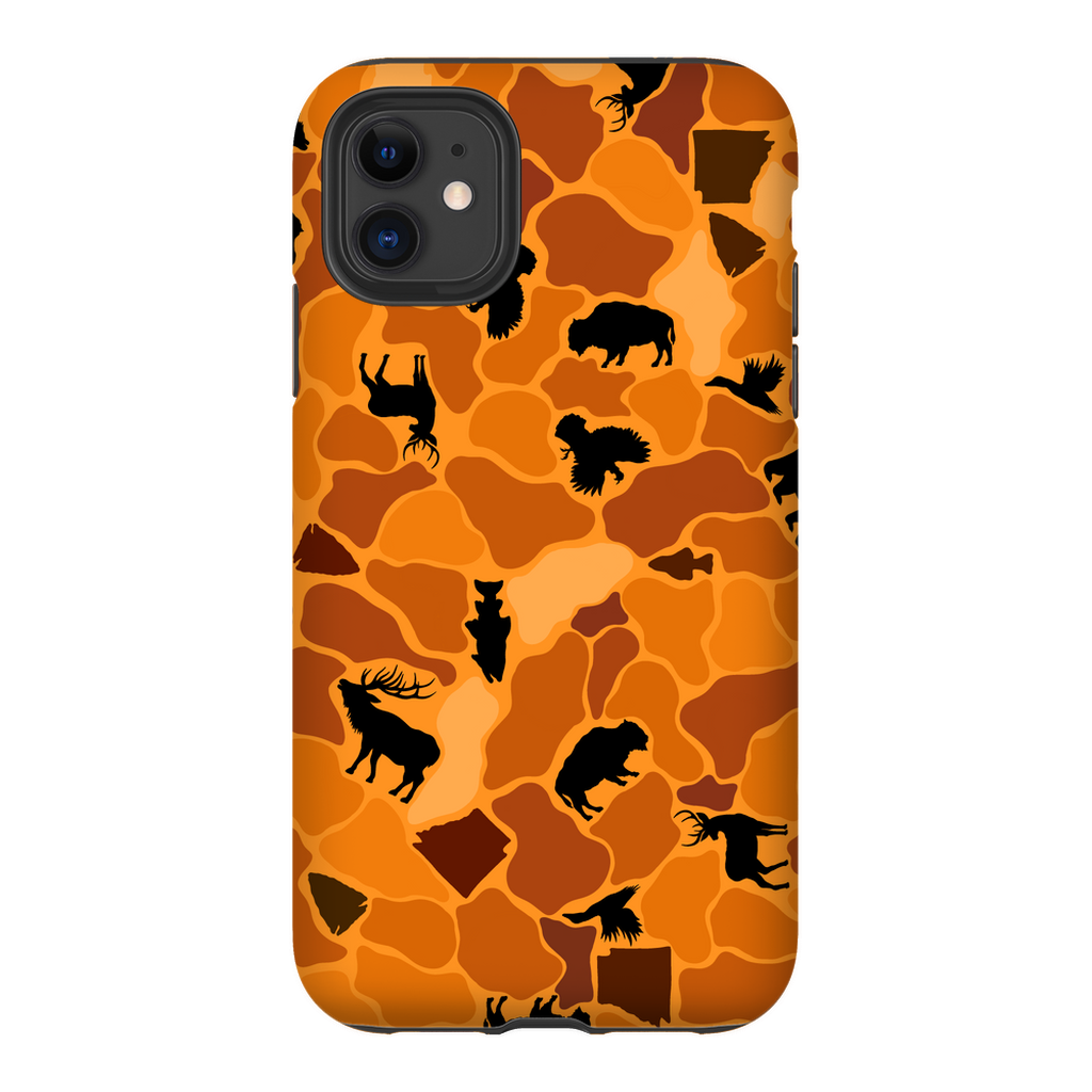 AR Wildlife Camo Orange TOUGH Phone Case