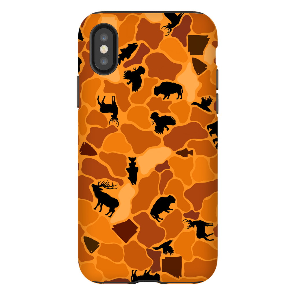 AR Wildlife Camo Orange TOUGH Phone Case