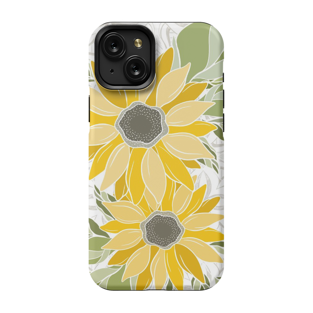 Art Deco Sunflowers TOUGH Phone Case