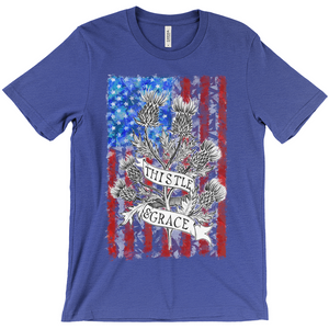 Distressed Flag Logo T-Shirt (Adult FRONT)