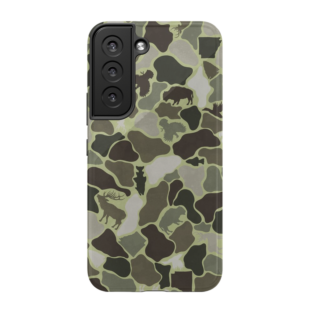 AR Wildlife Camo Green TOUGH Phone Case