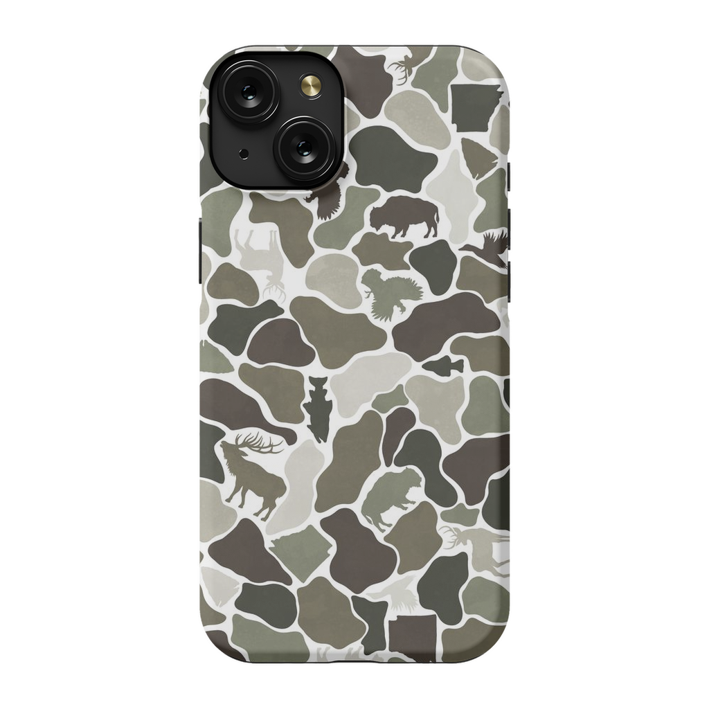 AR Wildlife Camo TOUGH Phone Case