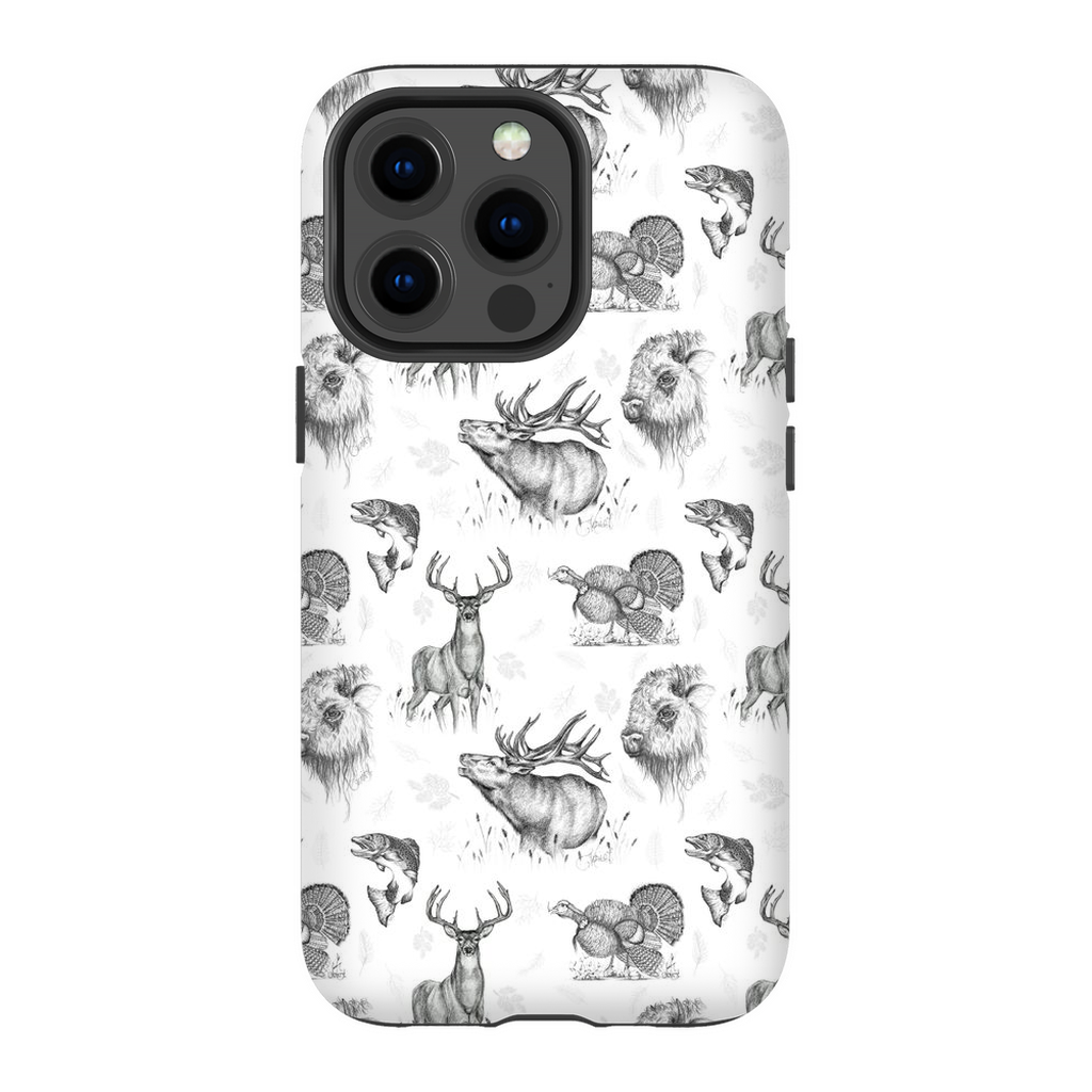 Wildlife Art Collage TOUGH Phone Case