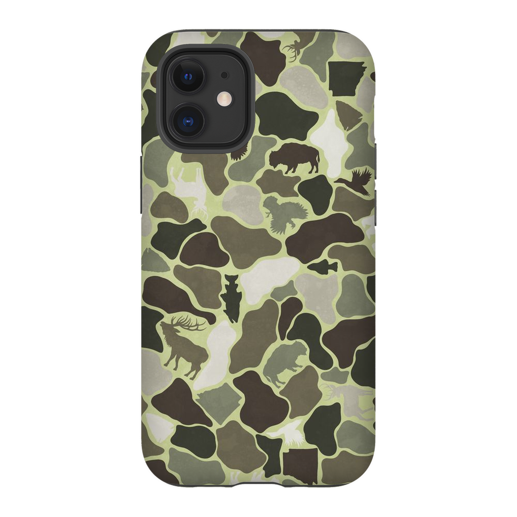 AR Wildlife Camo Green TOUGH Phone Case