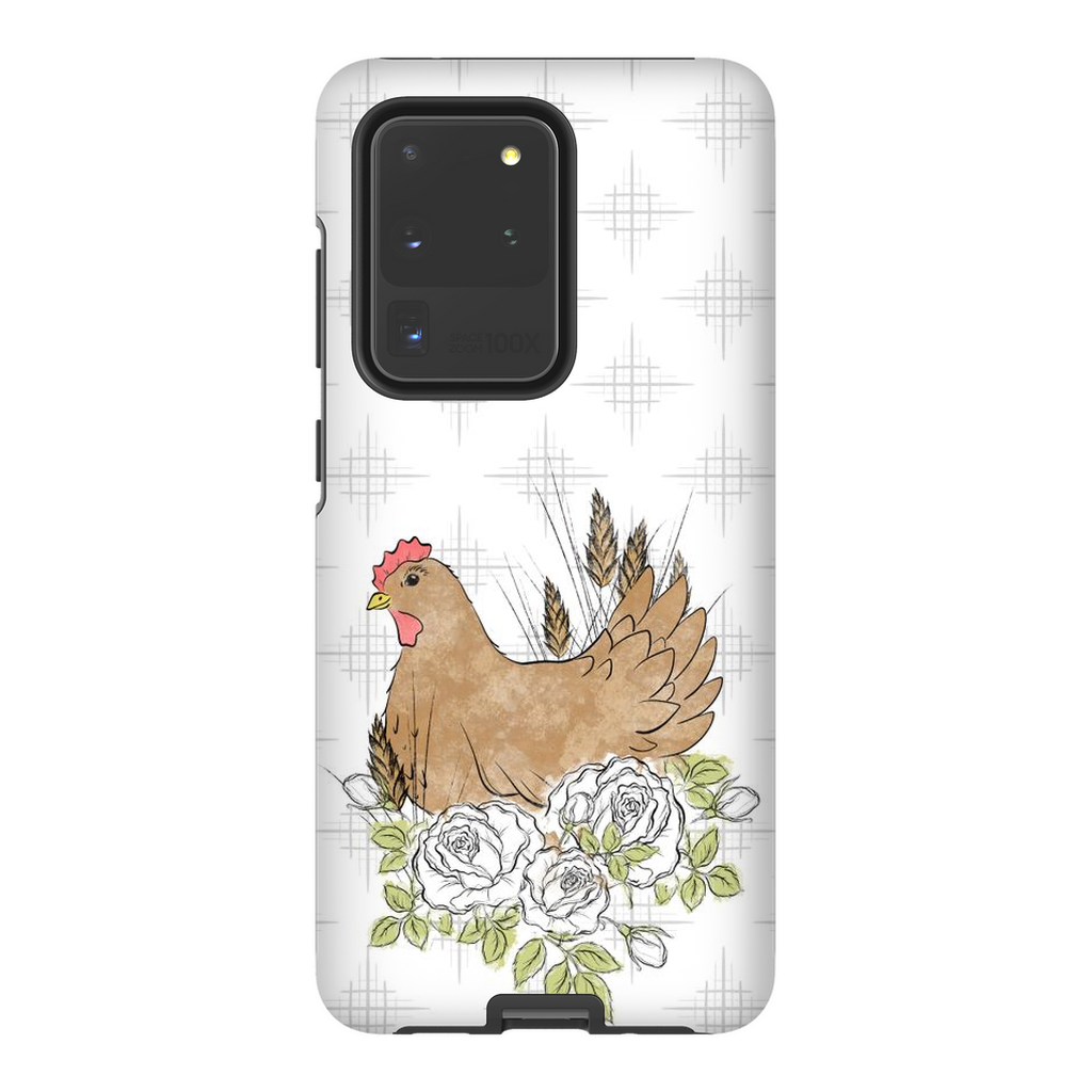 Floral Chicken TOUGH Phone Case