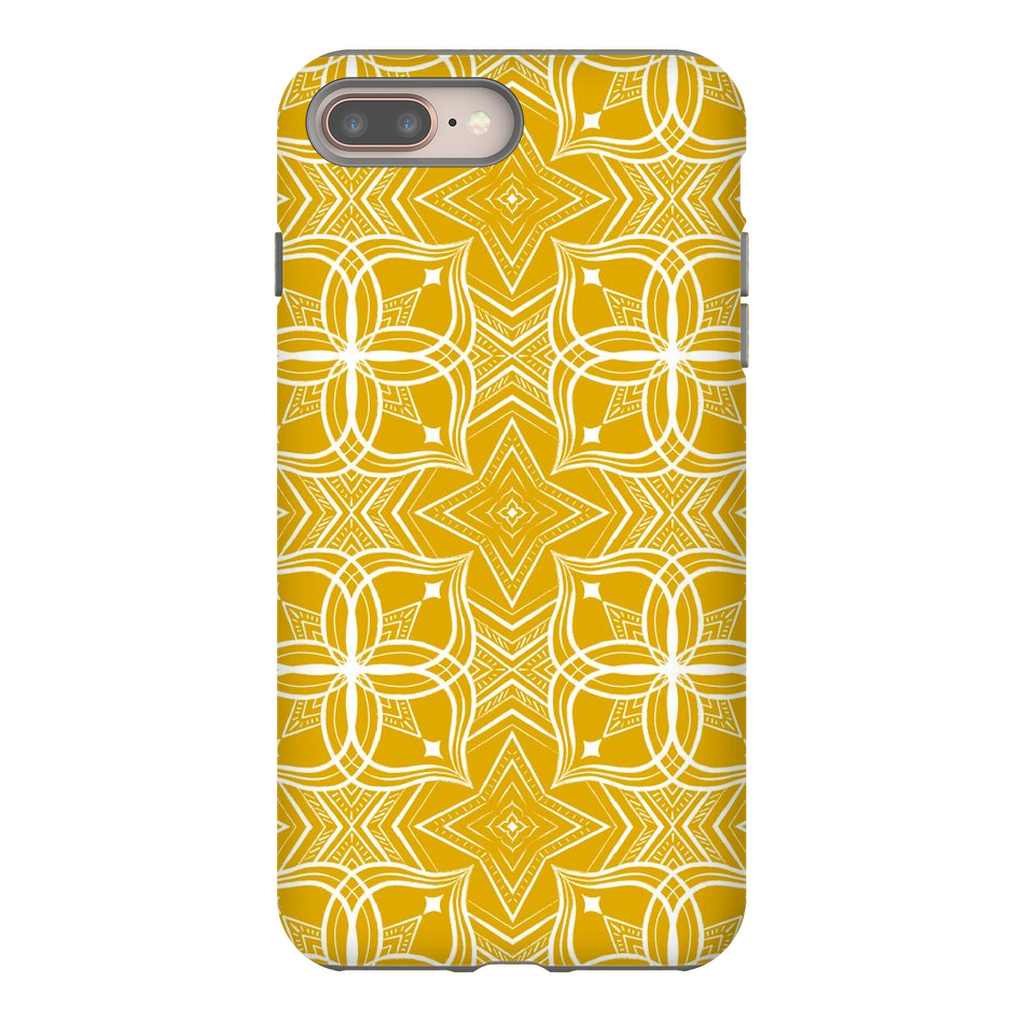 Tribal Pattern #2 Mustard TOUGH Phone Case