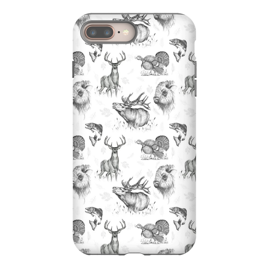 Wildlife Art Collage TOUGH Phone Case