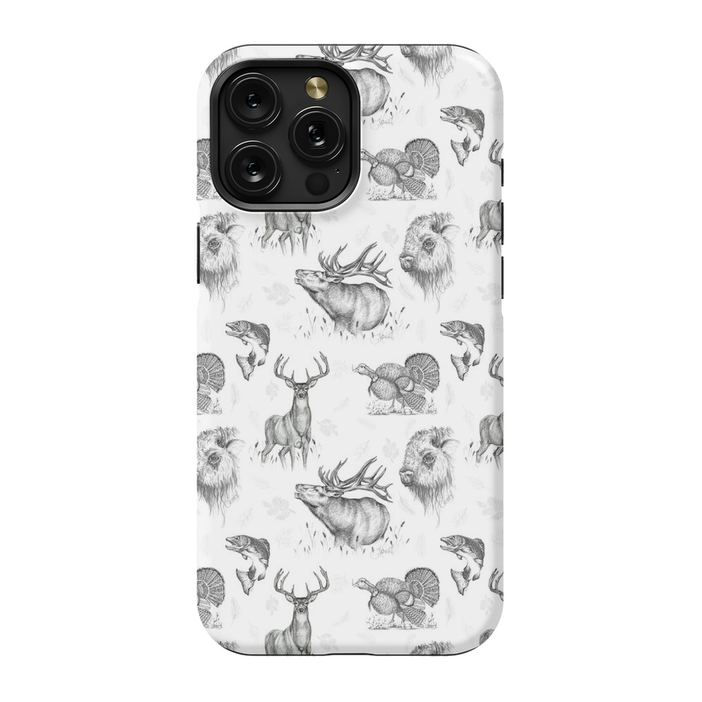 Wildlife Art Collage TOUGH Phone Case