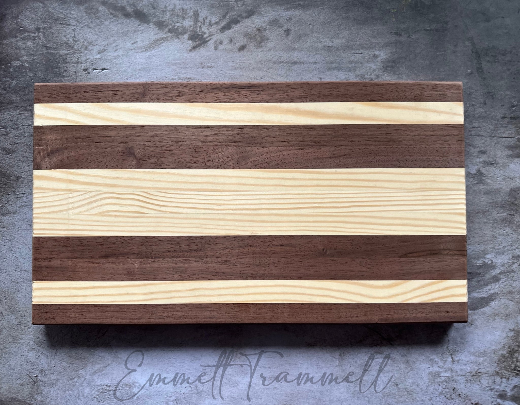 Handmade Walnut & Pine Cutting Board