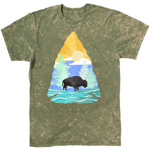 Buffalo Sunset Arrowhead T-Shirt (Adult)