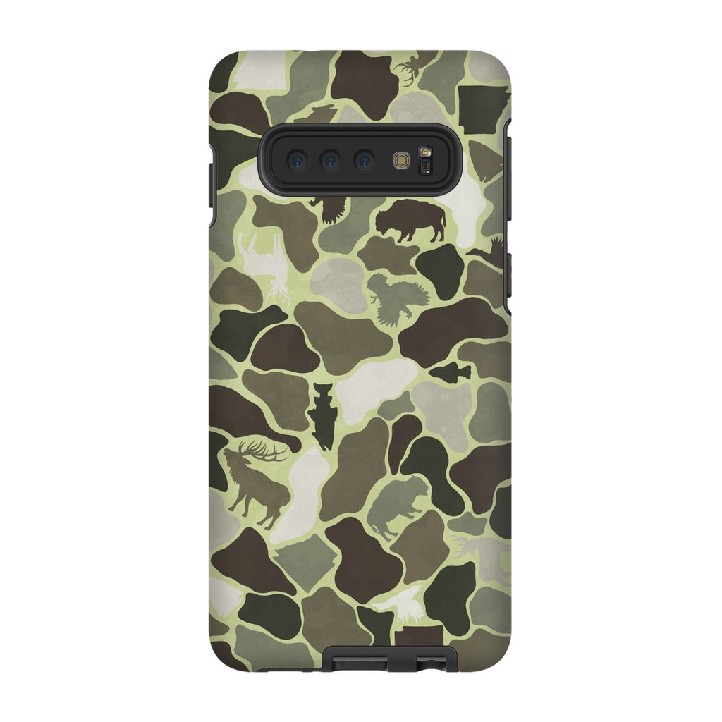 AR Wildlife Camo Green TOUGH Phone Case