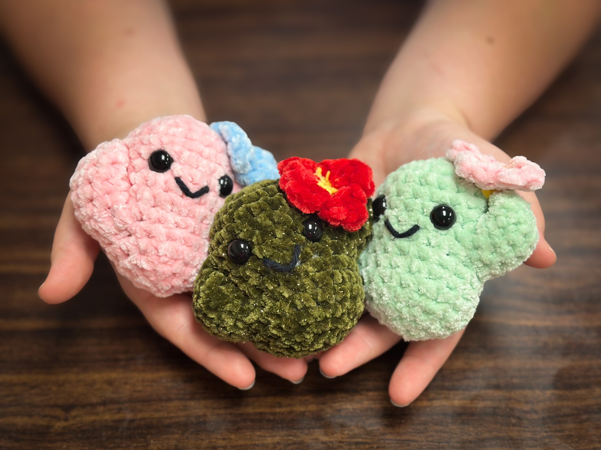 Mini Crocheted Cactus