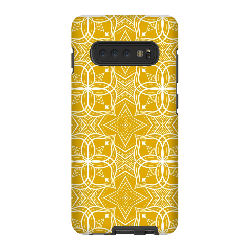 Tribal Pattern #2 Mustard TOUGH Phone Case