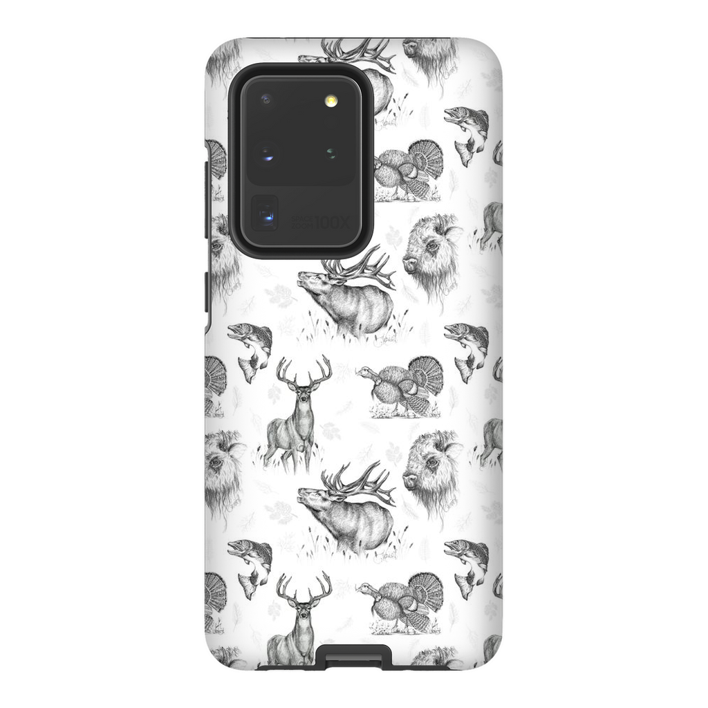 Wildlife Art Collage TOUGH Phone Case