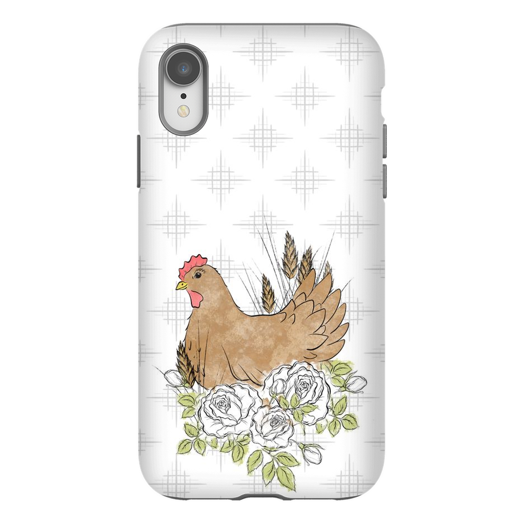 Floral Chicken TOUGH Phone Case