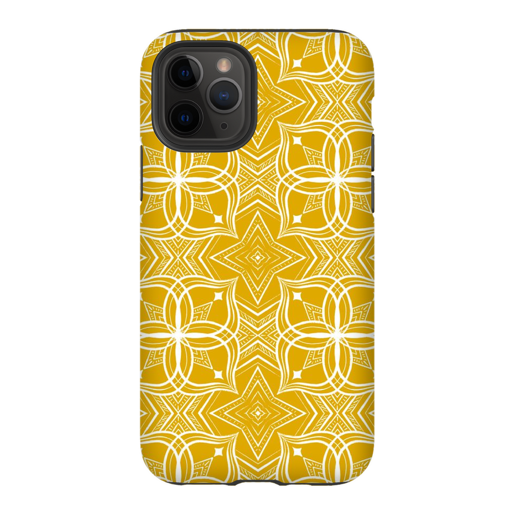 Tribal Pattern #2 Mustard TOUGH Phone Case