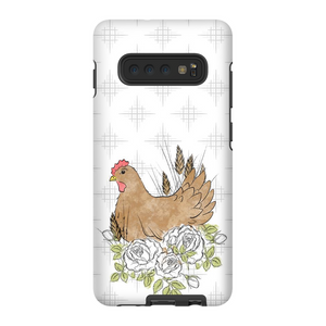 Floral Chicken TOUGH Phone Case