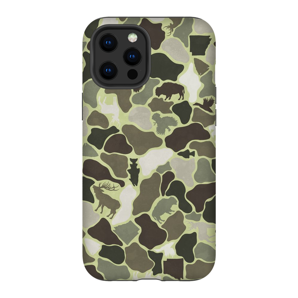 AR Wildlife Camo Green TOUGH Phone Case