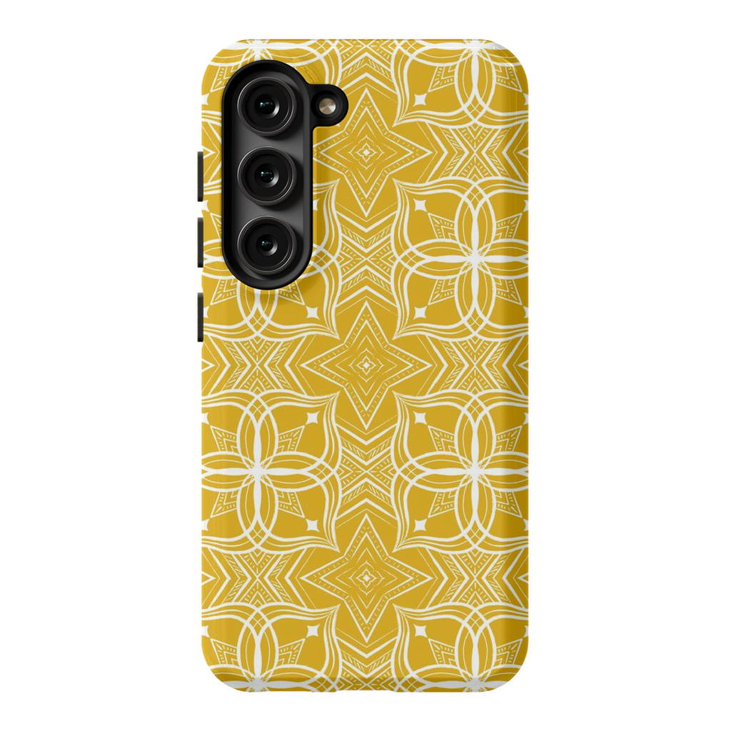 Tribal Pattern #2 Mustard TOUGH Phone Case