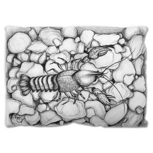 ‘Creek Bottom Crawler’ Outdoor Pillow