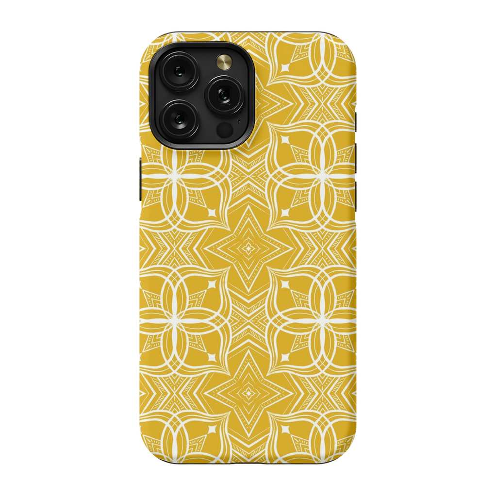 Tribal Pattern #2 Mustard TOUGH Phone Case