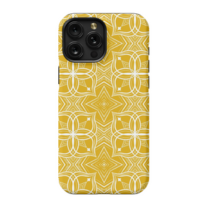 Tribal Pattern #2 Mustard TOUGH Phone Case