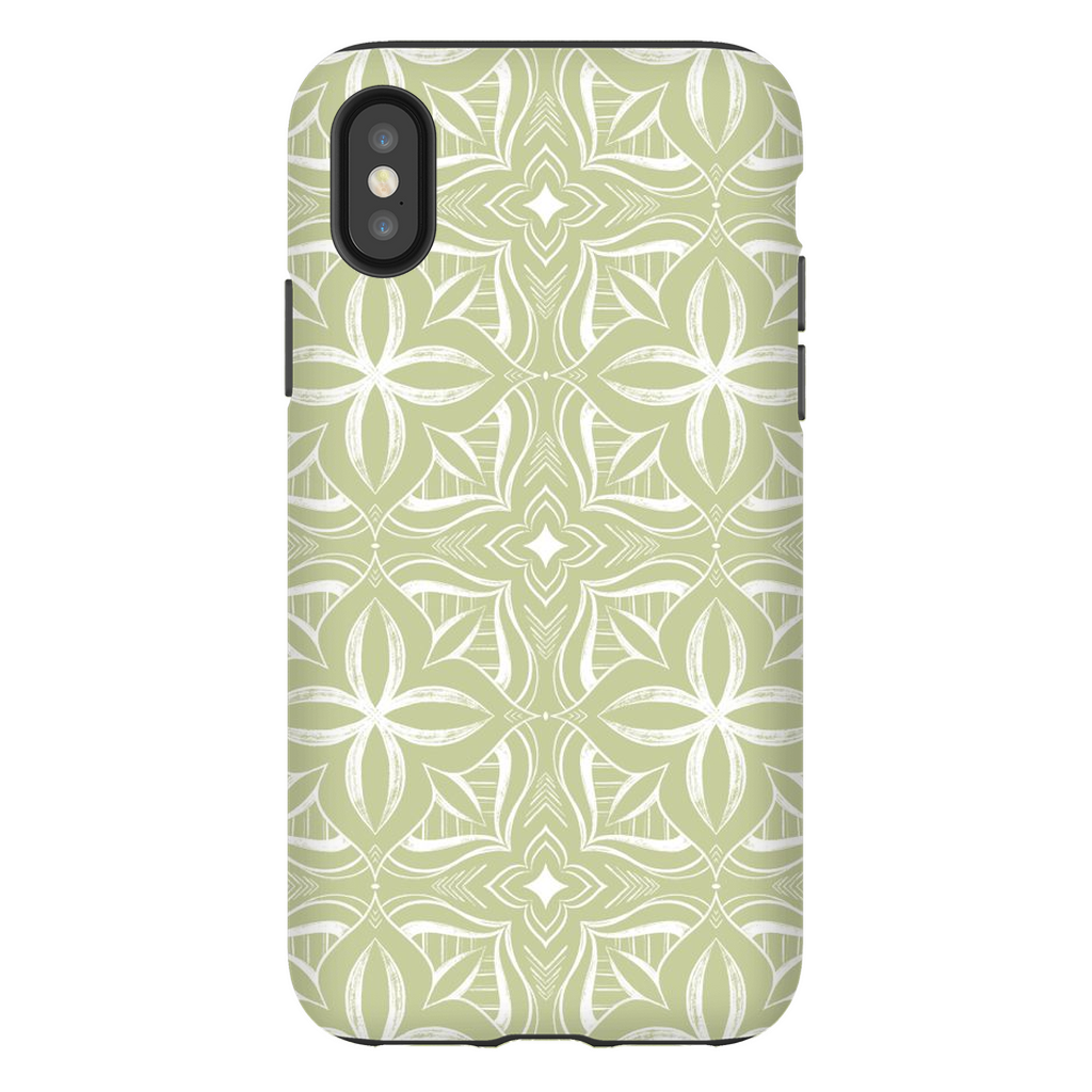 Tribal Pattern #7 Sage TOUGH Phone Case