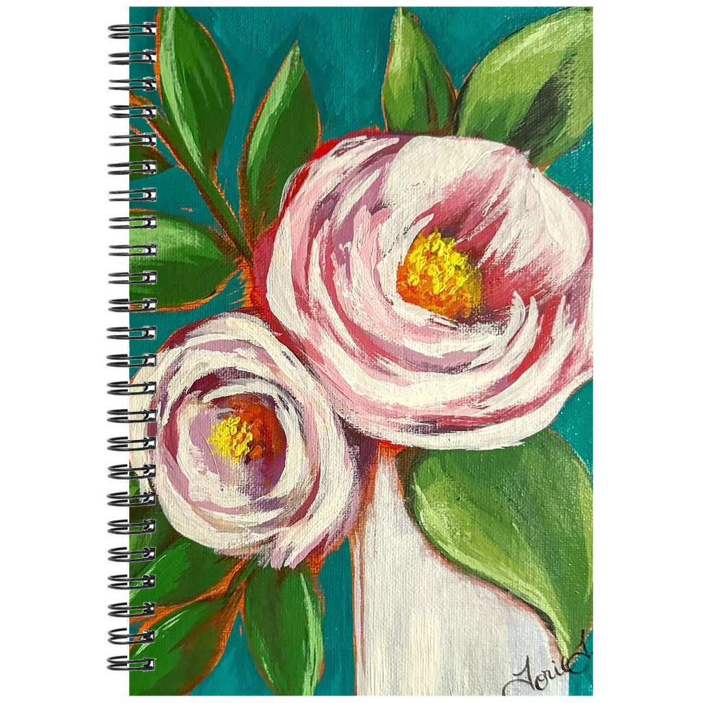 ‘Frosted Roses’ Notebook